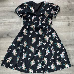 Lightweight eShakti dress, floral, 16